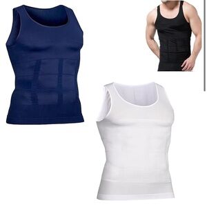 NWT, Shaperluv Tank 2.0 2Pack White and Navy Blue, body sculpting shaper